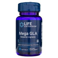 "Life Extension Mega GLA" sezamo liignanai - 30 minkštųjų gelių