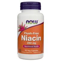 "Now Foods" niacinas be praplovimo 250 mg - 90 Veg kapsulių