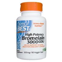 "Doctor's Best" bromelainas 3000 GDU 500 mg - 90 kapsulių