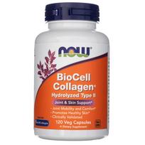 "Now Foods BioCell Collagen®" hidrolizuotas II tipo kolagenas - 120 kapsulių