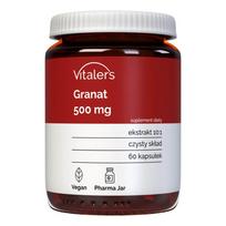 "Vitaler's" granatai 500 mg - 60 kapsulių
