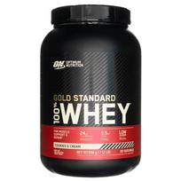 "Optimum Nutrition Gold Standard" 100 % išrūgų baltymai, sausainiai ir grietinėlė - 896 g