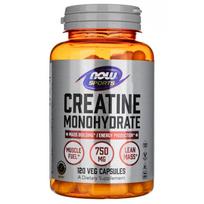"Now Foods" kreatino monohidratas 750 mg - 120 Veg kapsulių