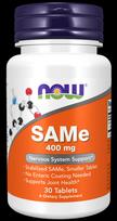"Now Foods" SAMe (S-adenozil L-metioninas) 400 mg - 30 tablečių