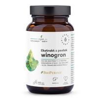 AURA HERBALS OPC 95% - vynuogių sėklų ekstraktas (60 kapsulių).