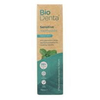 BECONFIDENT BioDenta dantų pasta jautriems dantims su gaiviu mėtų skoniu (75 ml)