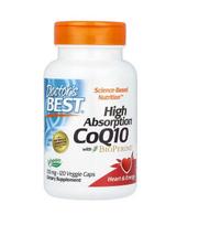 DOCTOR'S BEST Kofermentas Q10 100 mg ir Piperine BioPerine - Vegan (120 kapsulių).