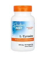 DOCTOR'S BEST L-Tyrosine (120 kapsulių)