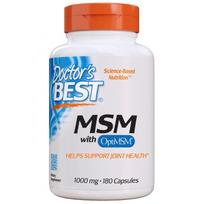 DOCTOR'S BEST MSM OptiMSM (180 kapsulių)
