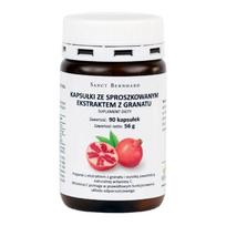 KRAUTERHAUS SANCT BERNHARD Granatų ekstraktas 500 mg (90 kapsulių).
