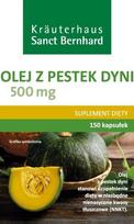 KRAUTERHAUS SANCT BERNHARD Moliūgų sėklų aliejus 500 mg (150 kapsulių).