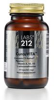 LABS212 CurcuVITA - ciberžolė su piperinu ir vitaminais (30 kapsulių).