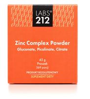 LABS212 Cinko komplekso milteliai - gliukonatas, pikolinatas, citratas (45 g)