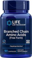LIFE EXTENSION šakotos grandinės aminorūgštys (BCAA) (90 kapsulių)