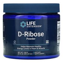 LIFE EXTENSION D-Ribose - D-ribozė (150 g)