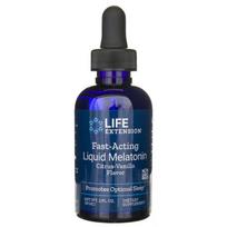 LIFE EXTENSION greitai veikiantis skystas melatoninas (59 ml)