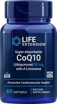 LIFE EXTENSION Kofermentas Q10 Ubichinonas 50 mg + D-limonenas 100 mg (60 kapsulių).