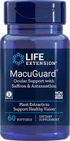 LIFE EXTENSION MacuGuard Ocular Support su šafranu ir astaksantinu (60 kapsulių).