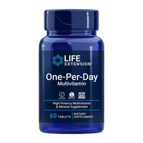 LIFE EXTENSION vienos dienos multivitaminai - vitaminų ir mineralų rinkinys (60 tablečių).