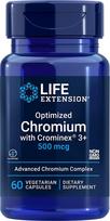 LIFE EXTENSION Optimizuotas chromas su Crominex 3+ (60 kapsulių)