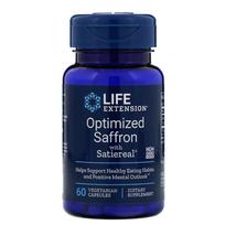 LIFE EXTENSION Šafranas - optimizuotas šafranas su Satiereal (60 kapsulių).