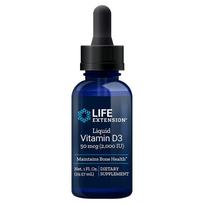 LIFE EXTENSION Vitaminas D3 2000 TV (29,57 ml)
