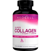 NEOCELL Super kolagenas + vitaminas C ir biotinas (180 tablečių)