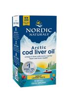 NORDIC NATURALS Arctic Cod Liver Oil Lemon (90 kapsulių)