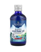 NORDIC NATURALS Arctic menkių kepenų aliejus braškių (237 ml)