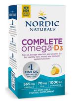 NORDIC NATURALS Complete Omega-D3 (60 kapsulių)