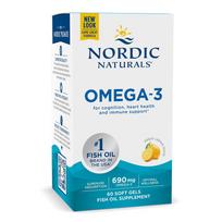NORDIC NATURALS Omega-3, citrina (60 kapsulių)