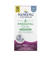 NORDIC NATURALS Prenatal DHA Omega 3 Vegan (60 kapsulių)