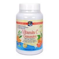 NORDIC NATURALS Vitaminas C guminukai (120 gelių)