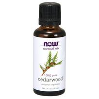NOW FOODS 100 % kedrų aliejus - kedrų (30 ml)