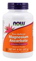 NOW FOODS Buferizuotas magnio askorbatas - magnis + vitaminas C (227 g)