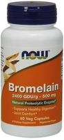 NOW FOODS Bromelainas 2400 GDU 500 mg (60 kapsulių)