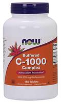 NOW FOODS C-1000 buferizuotas vitaminas C + citrusiniai bioflavonoidai (180 tablečių).