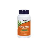 NOW FOODS Chlorella 1000 mg - suplėšytos ląstelių sienelės (60 tablečių).