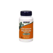 NOW FOODS Chromo pikolinatas - Chromo pikolinatas (100 kapsulių)