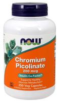 NOW FOODS Chromo pikolinatas - Chromo pikolinatas (250 kapsulių)