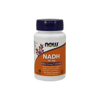 NOW FOODS D-ribozė 200 mg ir NADH (kreatino aktyvatorius) 10 mg (60 kapsulių).