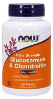 NOW FOODS Gliukozaminas ir chondroitinas (60 tablečių)