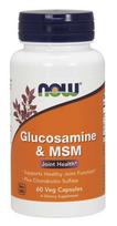 NOW FOODS Gliukozaminas su MSM (60 kapsulių)