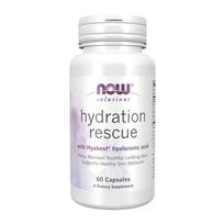 NOW FOODS Hydration Rescue - hialurono rūgštis + kolagenas (60 kapsulių)