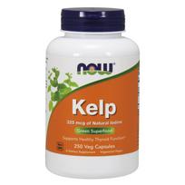 NOW FOODS Kelp (natūralus jodas) - Bladderwrack (250 kapsulių).