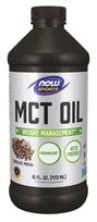 NOW FOODS MCT aliejus - MCT aliejus - Šokolado ir moka skonio (473 ml)