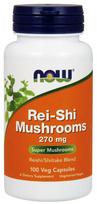 NOW FOODS Rei-Shi grybai - Reishi ir Shiitake 270 mg (100 kapsulių).