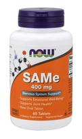 NOW FOODS SAME - S-adenozil L-metioninas 400 mg (60 tablečių).