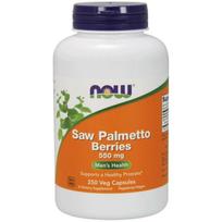 NOW FOODS Saw Palmetto uogos - Sabal Palm (uogos) 550 mg (250 kapsulių).