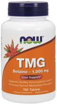 NOW FOODS TMG trimetilglicinas - bevandenis betainas 1000 mg (100 tablečių).